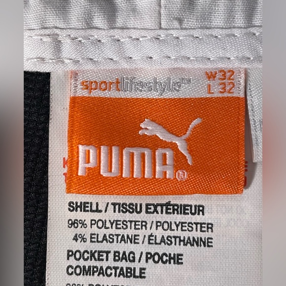 Puma Black Golf Pants W32 L32 - Picture 7 of 10